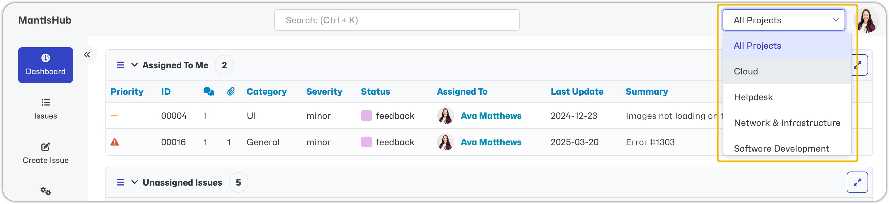Project Selector