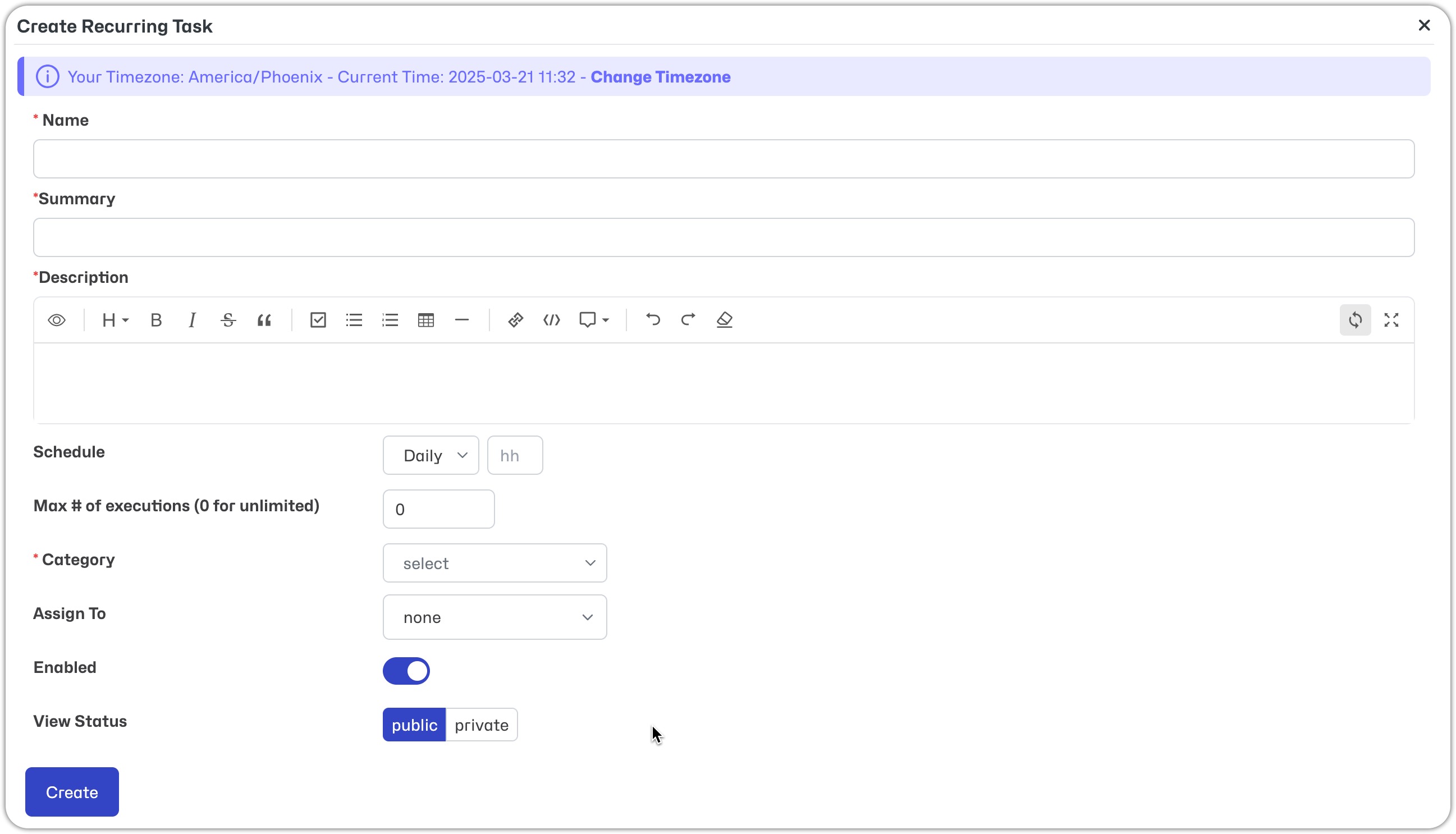 Create Recurring Task 2