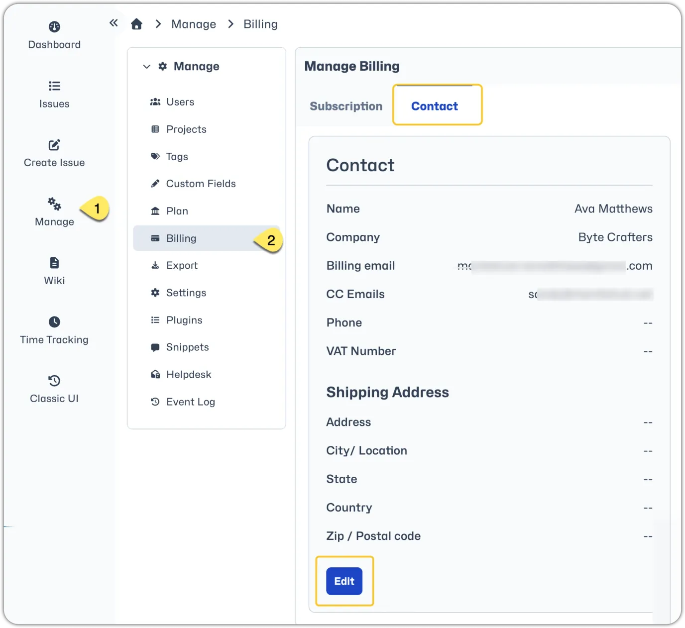 Edit Contact